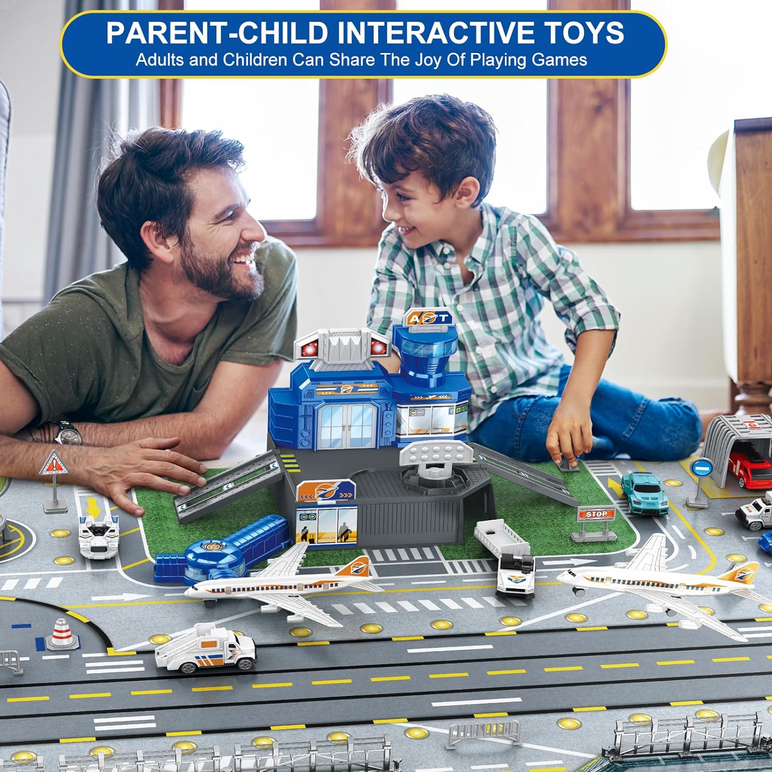 Children's Airport Scene Toy S - Model Kit Plane 评论和价格