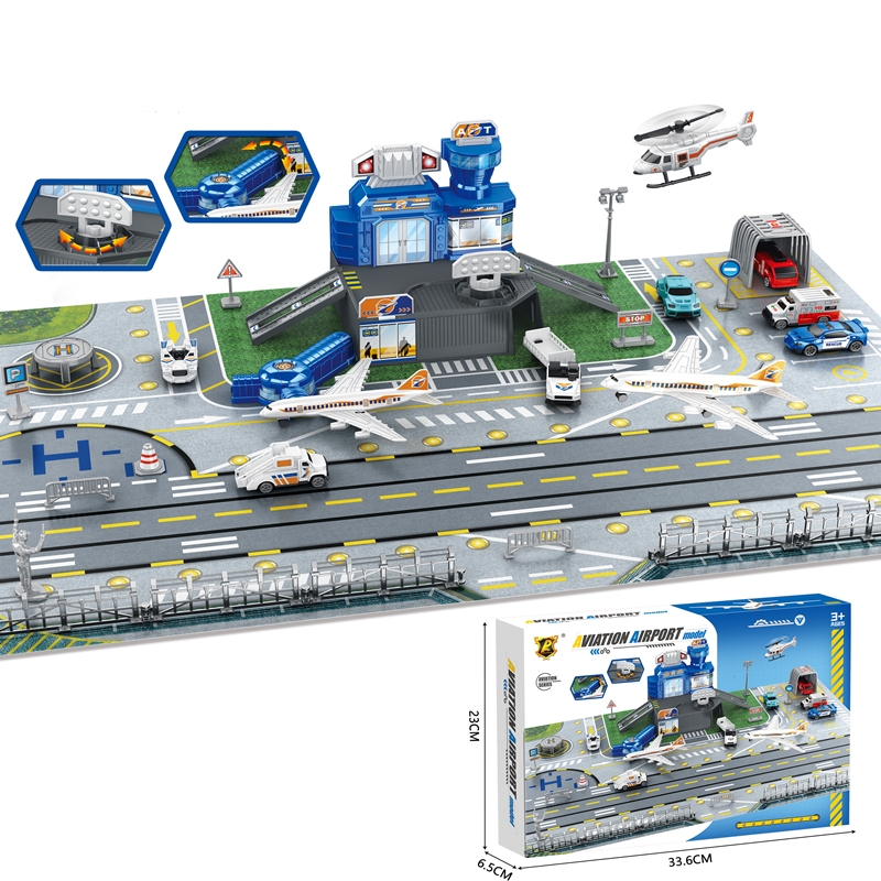 Children's Airport Scene Toy S - Model Kit Plane 评论和价格