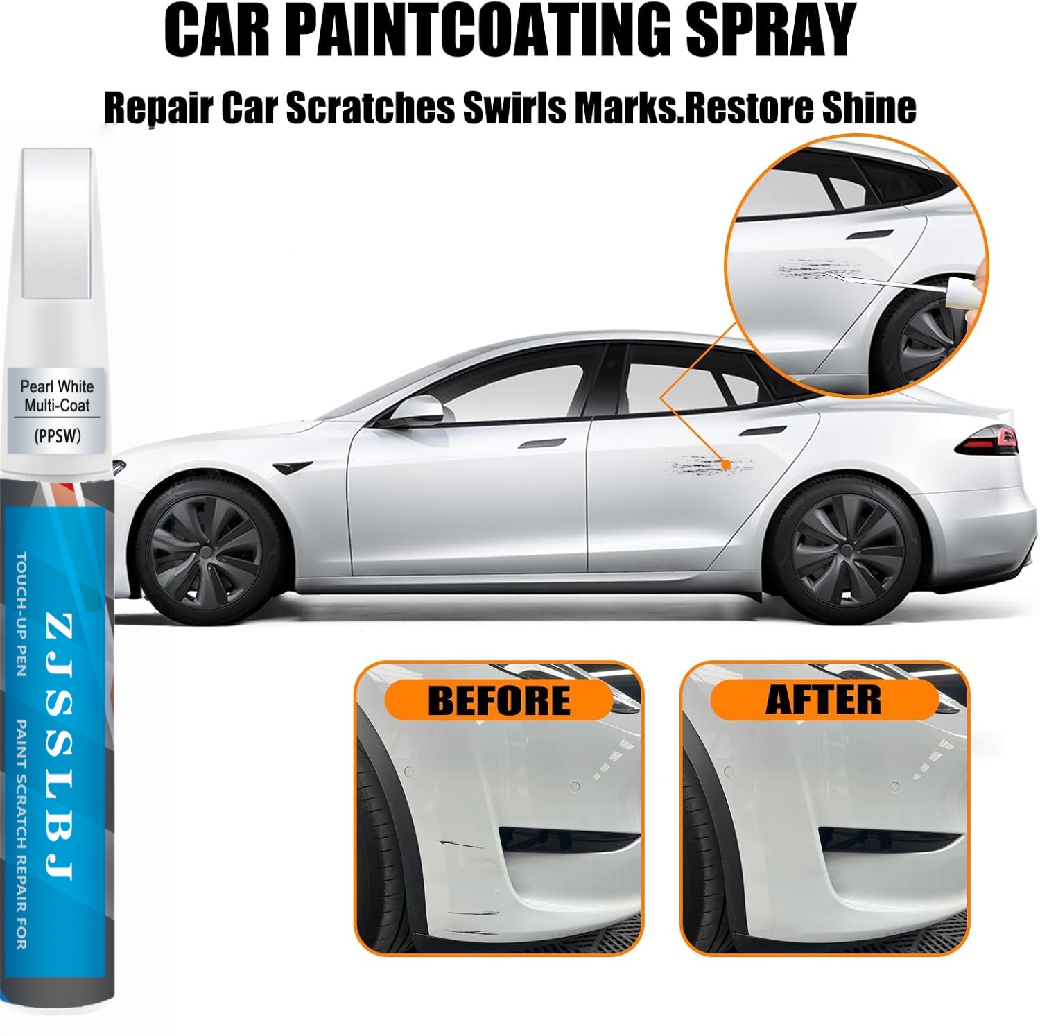 Car Touch Up Paint for Tesla M - Model Kit Paint Remover 评论和价格