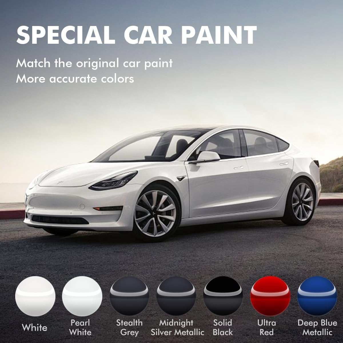 Car Touch Up Paint for Tesla M - Model Kit Paint Remover 评论和价格