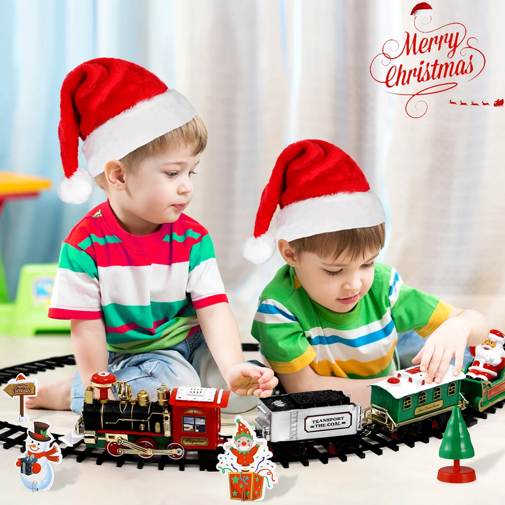 Christmas Train Set Festive Mi - Model Kit Locomotive 评论和价格