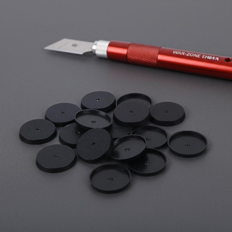 20Pcs 32mm Round Wargame Minia - Model Figure Base 评论和价格