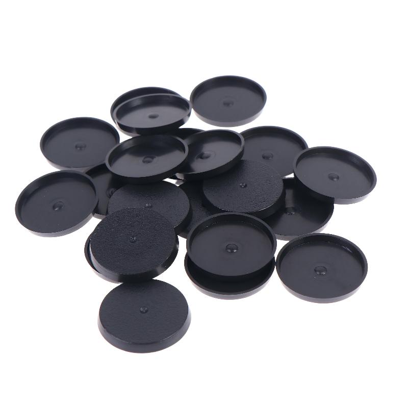 20Pcs 32mm Round Wargame Minia - Model Figure Base 评论和价格