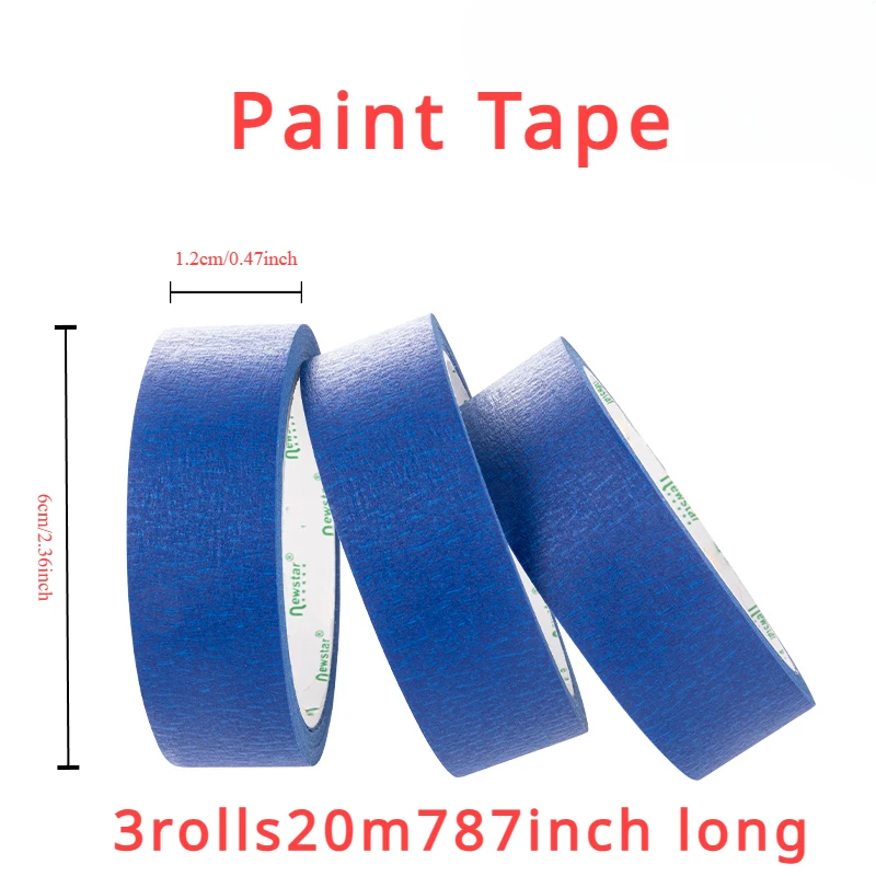 3 Roll/Set Paint Tape Multi-Su - Model Kit Paint Remover 评论和价格
