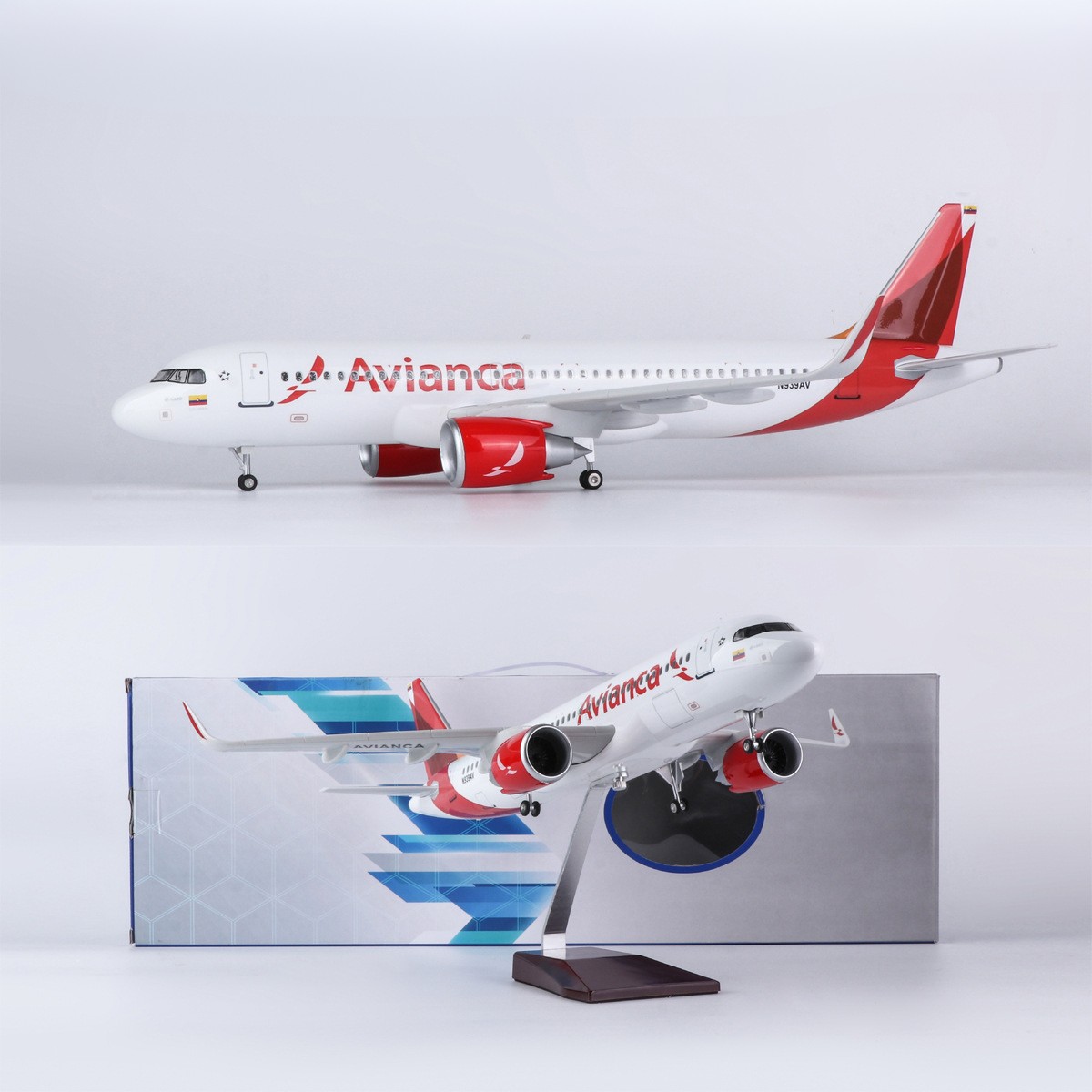 1/85 Large Scale 47cm Avianca  - Model Kit Plane 评论和价格
