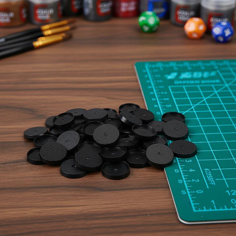 20Pcs 40mm Round Wargame Minia - Model Figure Base 评论和价格