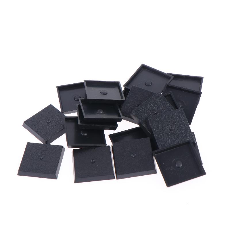 20Pcs 25mm Square Burr-Free Bl - Model Figure Base 评论和价格