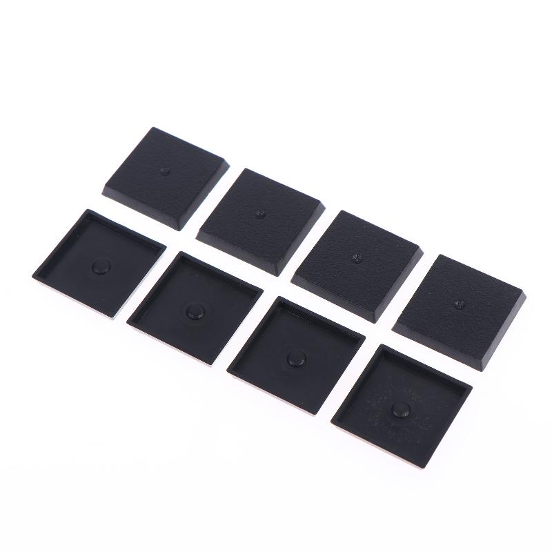 20Pcs 25mm Square Burr-Free Bl - Model Figure Base 评论和价格