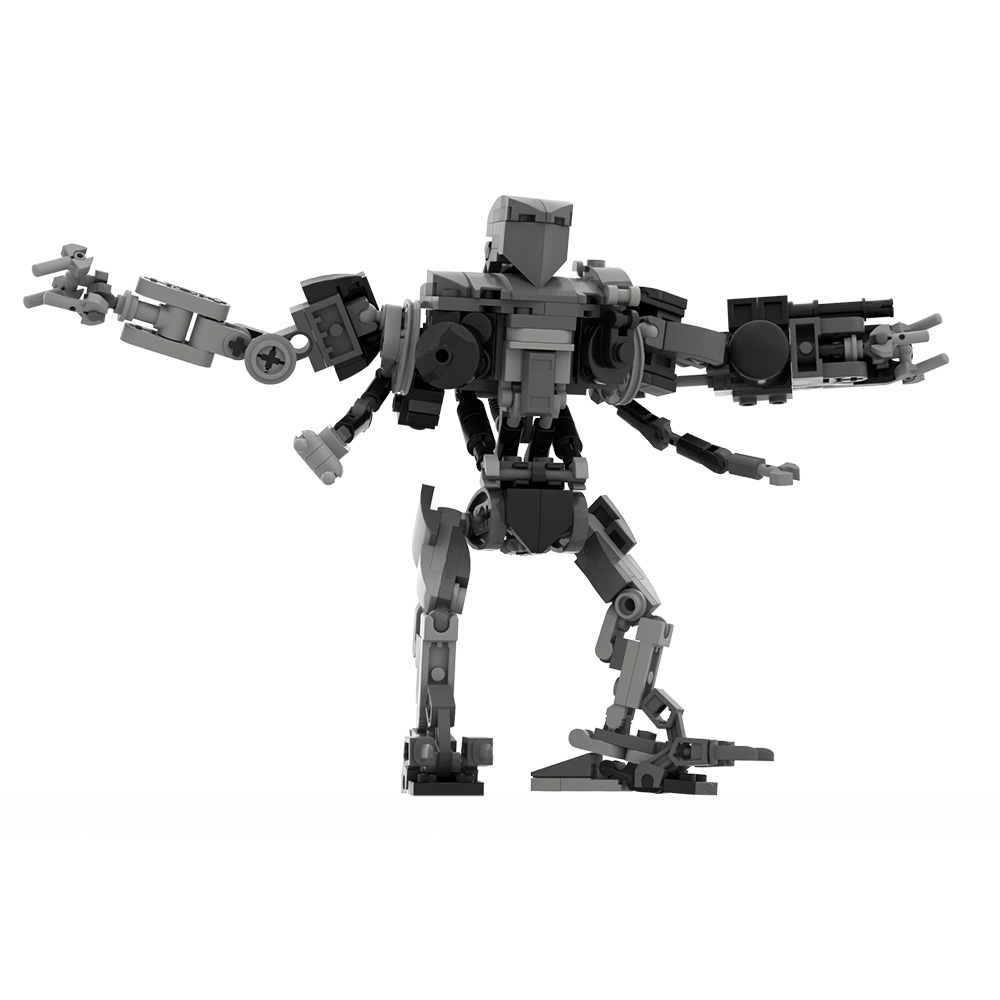 Cyborg Officer MOC Building Bl - Model Kit Robocop 评论和价格