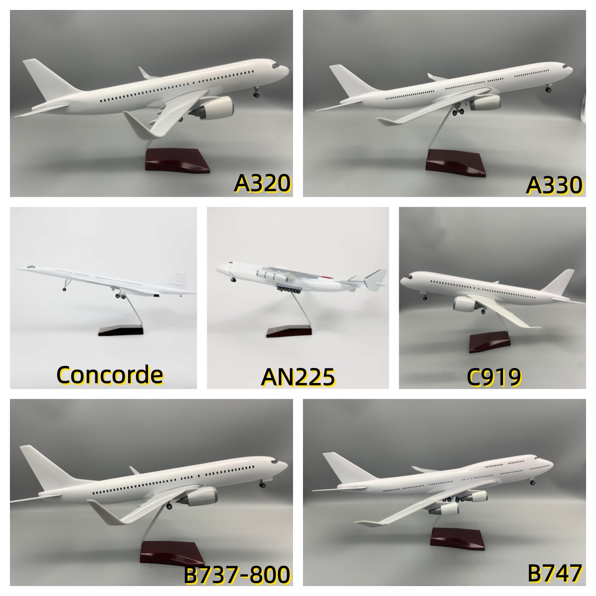47CM Blank White DIY Airplane  - Model Kit Plane 评论和价格