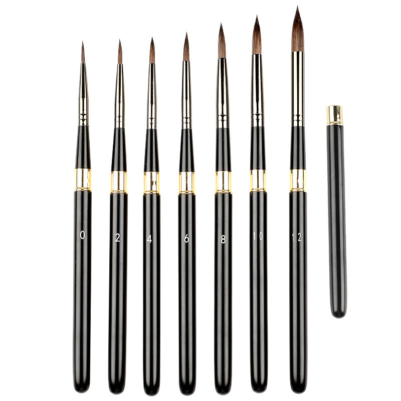 7 pcs travel artist brushes, r - Model Kit Paint Remover 评论和价格