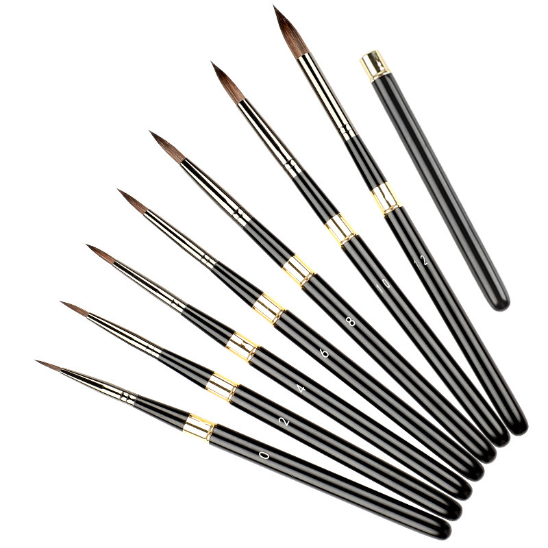 7 pcs travel artist brushes, r - Model Kit Paint Remover 评论和价格